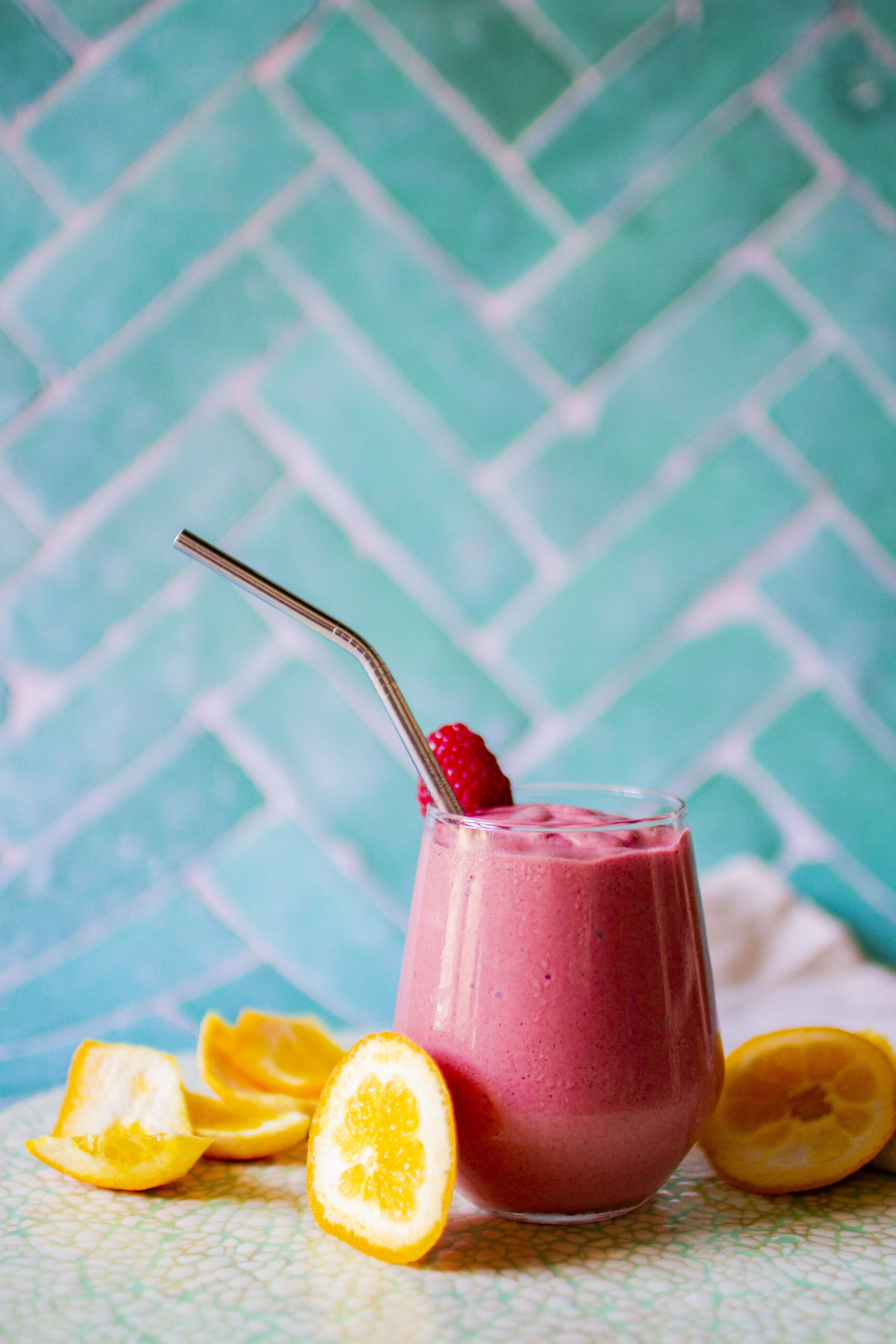 Raspberry Mango Smoothie The Plantry Co